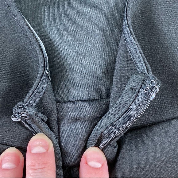 Lulus Need You Close Black Open Back Lace Detail Fit and Flare Mini Party Dress - Picture 14 of 16